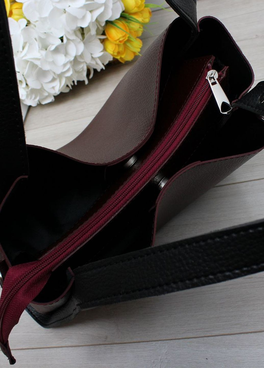 Жіноча сумка через плече з трьома відділеннями Vishnya (327881213)