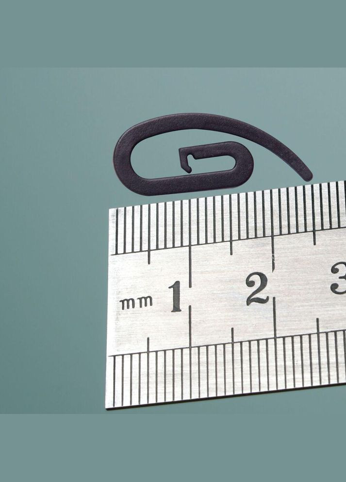 Крючки для штор и карнизов Сигма 100 шт. пластик черный IDEIA (284419358)