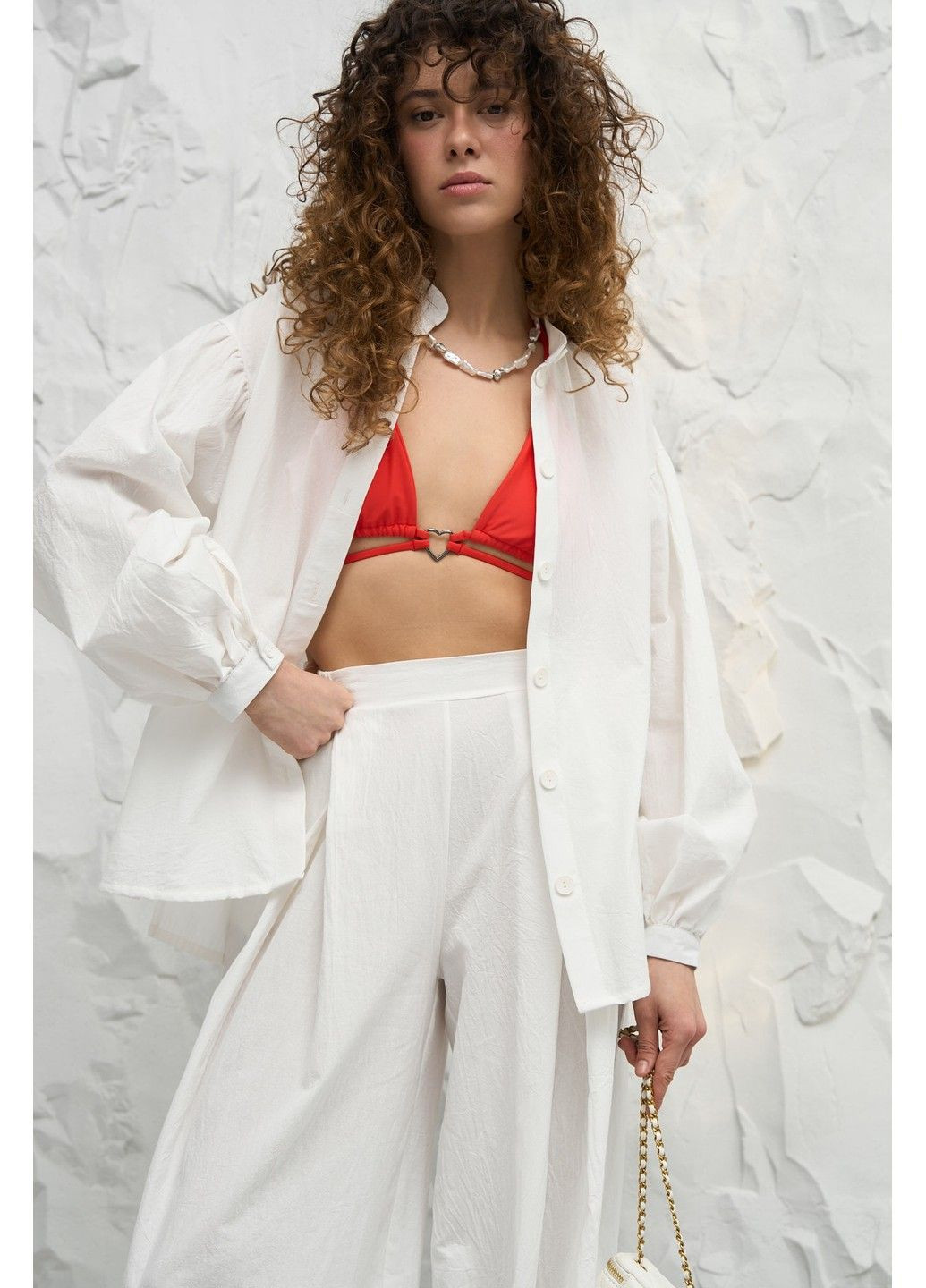 Рубашка женская хлопок MONACO молочная Handy Wear (329895800)