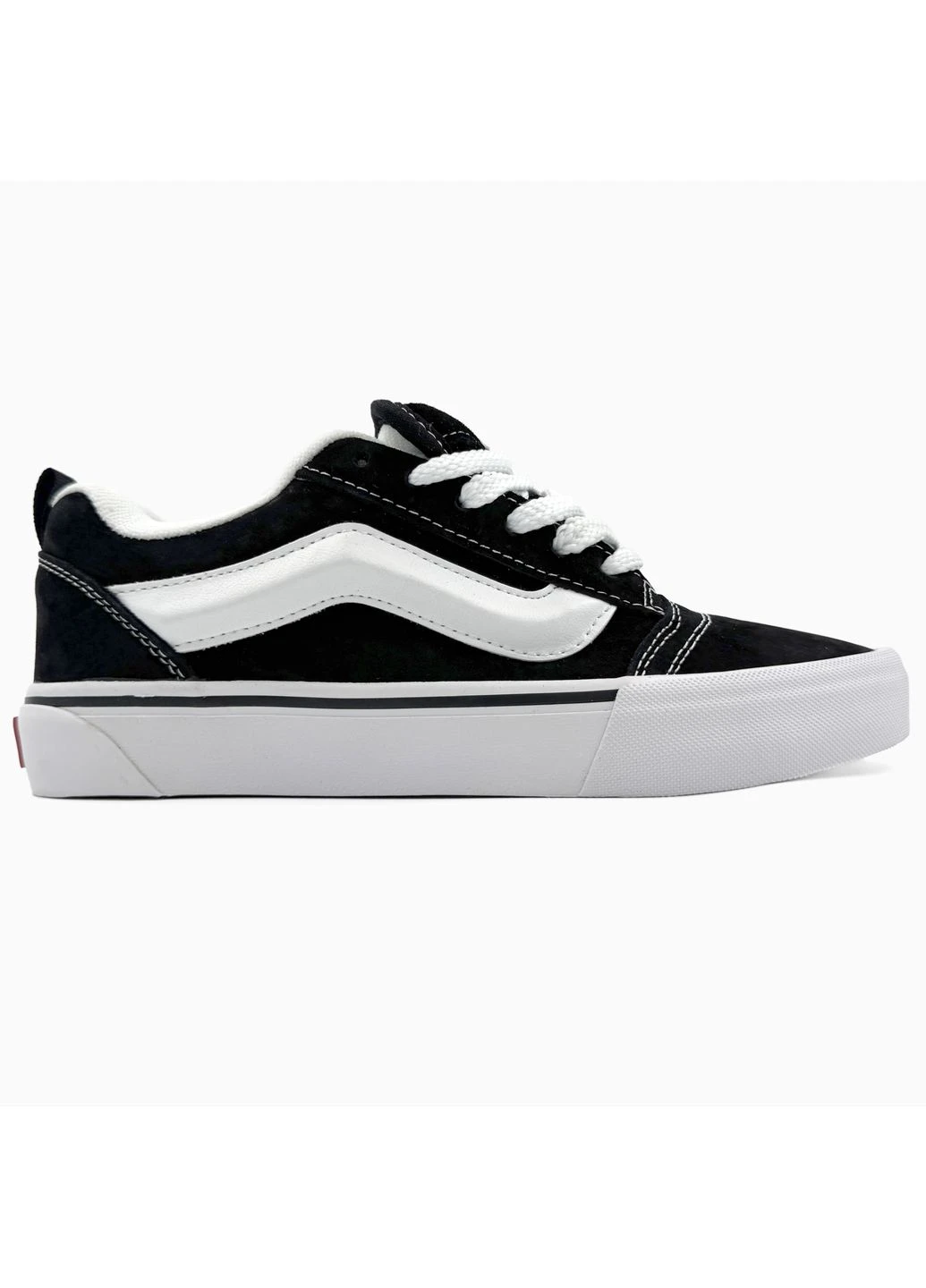 Белые летние кеды vans knu skool black/white ванс кну скул No Brand