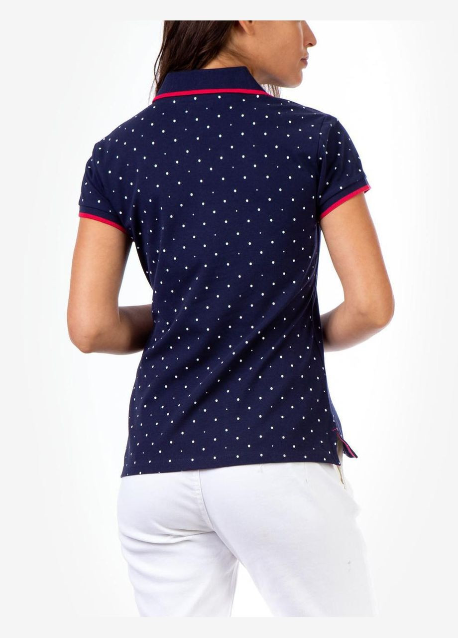 Жіноча футболка поло EVENING BLUE XS синя U.S. Polo Assn. (294754039)
