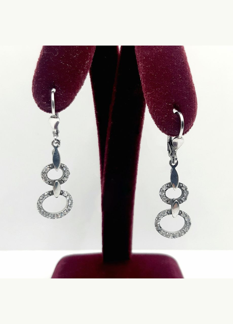 Серьги серебро 925° 2,99г. французская застежка () Silvia C С-389 (305391341)