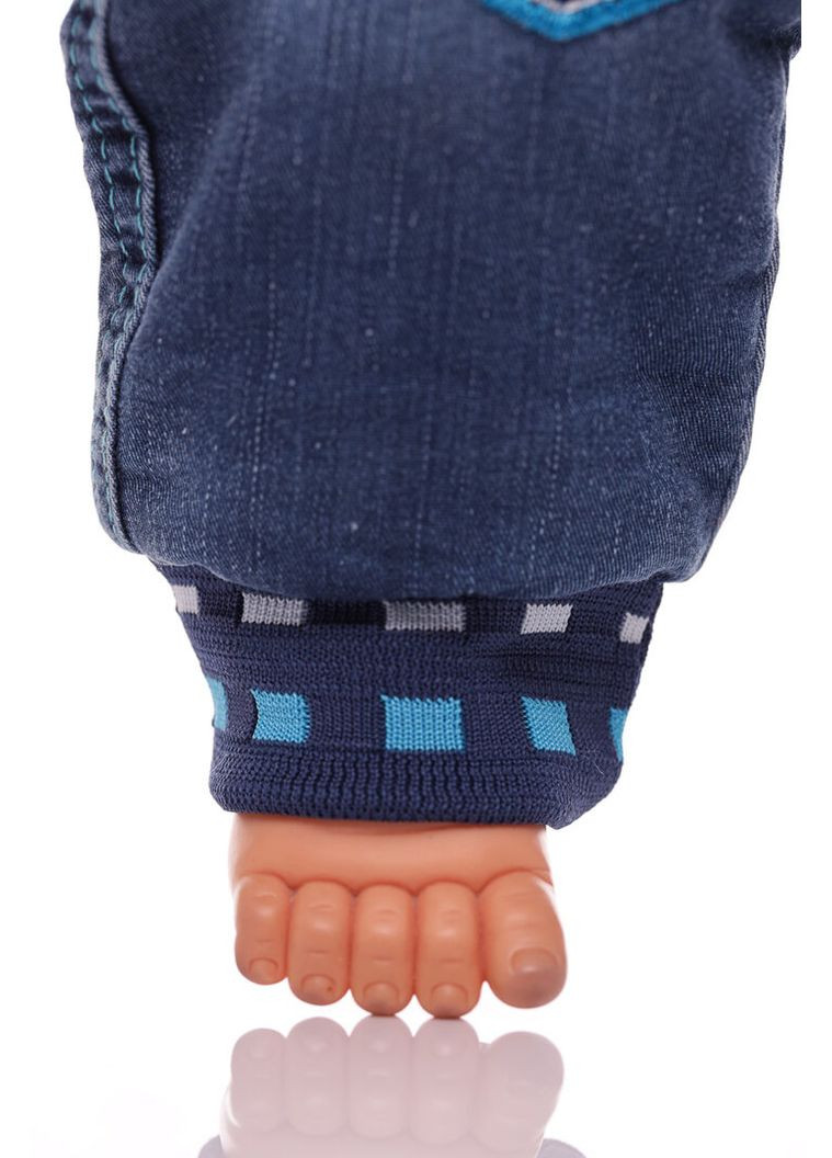 Джинси на траві для хлопчика К-8 синій 68 см (30035) BABYKROHA (317042791)