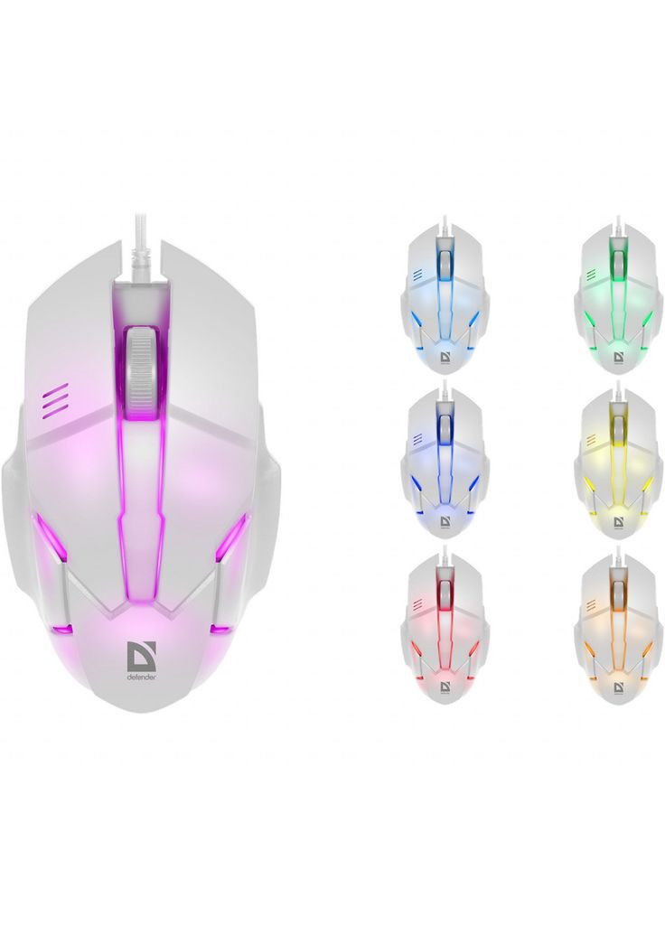 Мышка (m138579) Defender Host MB-982 USB White (369036323)