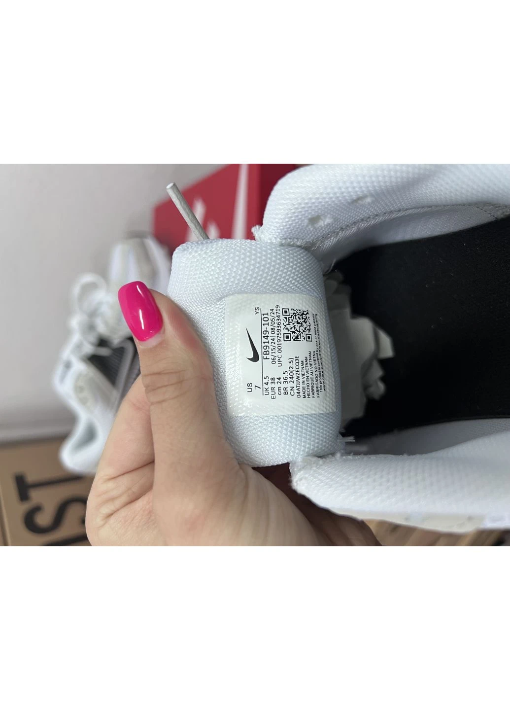 Білі кросівки чоловічі nike vomero 5 white/black найк вомеро 5 білі демісезон No Brand