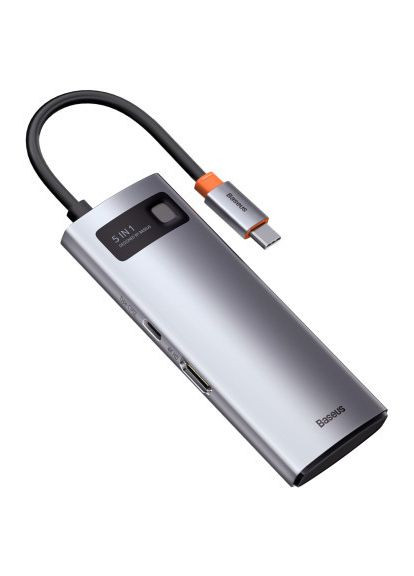Концентратор 3*USB 3.2 Gen1/ 5in1 (CAHUB-CX0G) Baseus USB3.1 Type-C to USB Type C PD 100W/HDMI 4K 60 Hz/ (366697885)