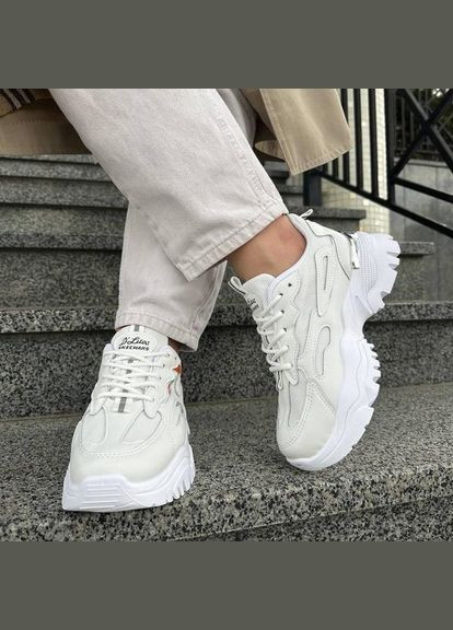 Женские яркие кроссовки Aba 0689 Белые No Brand белые демисезоны (307151197)