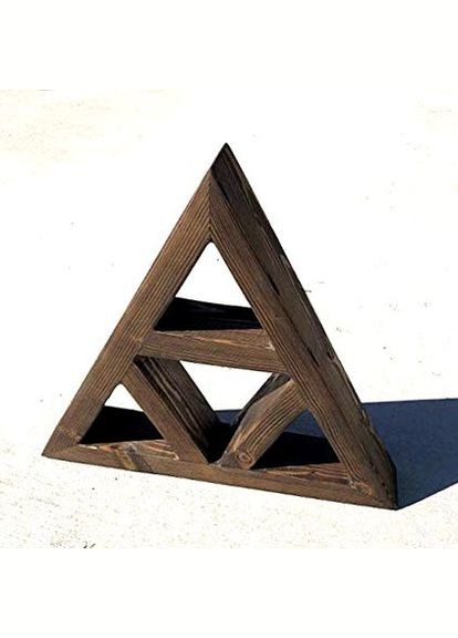 Настінна полиця з дерева Метлайф мокко (НСП-002710) No Brand (328072475)