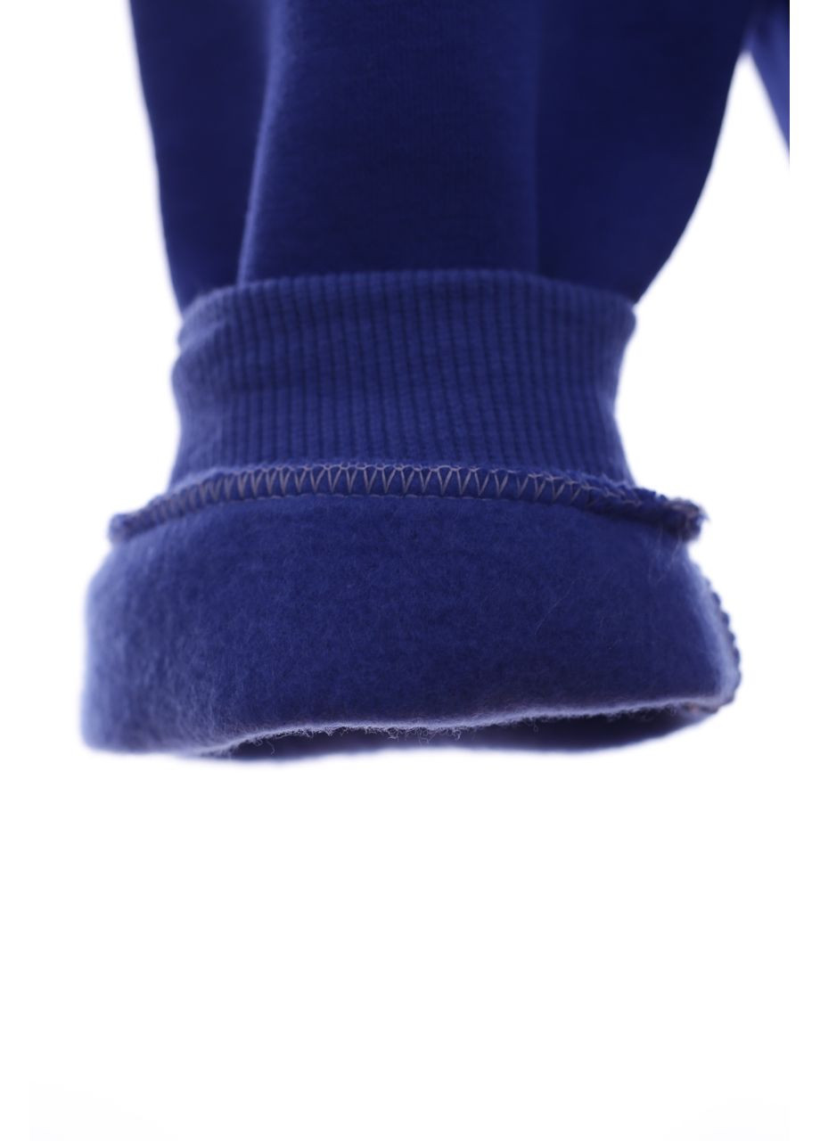 Синій демісезонний костюм на флісі для хлопчика трикотажний farmer синій 68 см (41712) Enzo Minix