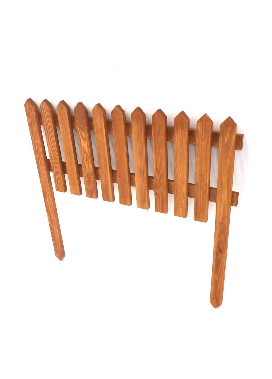 Огородження для клумб з дерева Веходель 90 шафран (ГБР-900406) No Brand (328960868)