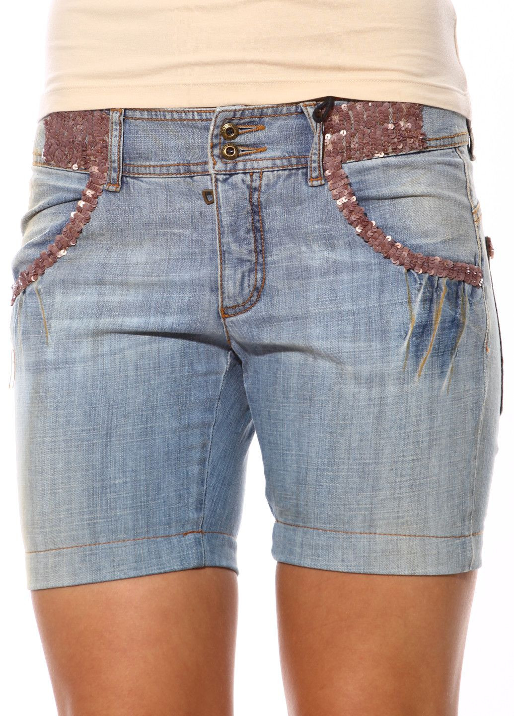 Шорти Блакитний Scervino Street (323057681)