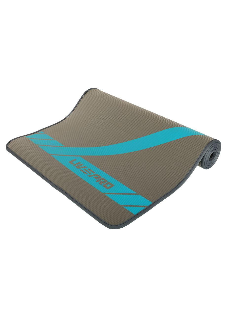 Килимок для фітнесу та спорту NBR 10мм LP8228 (розмір 185x80x1см, сірий) LiveUp (361434261)