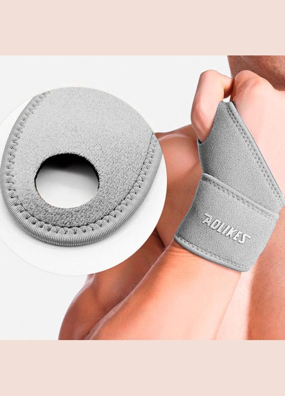 Бандаж-фиксатор запястья A-7937 Gray на руку 50 шт. AOLIKES (356499453)