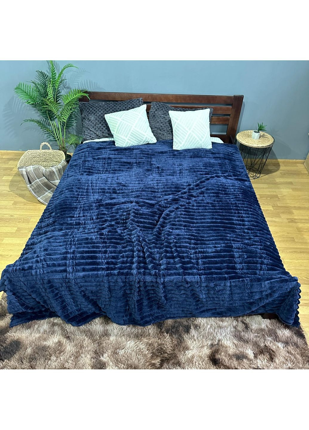 Плед шарпей Двоспальний покривало No Brand (367582130)