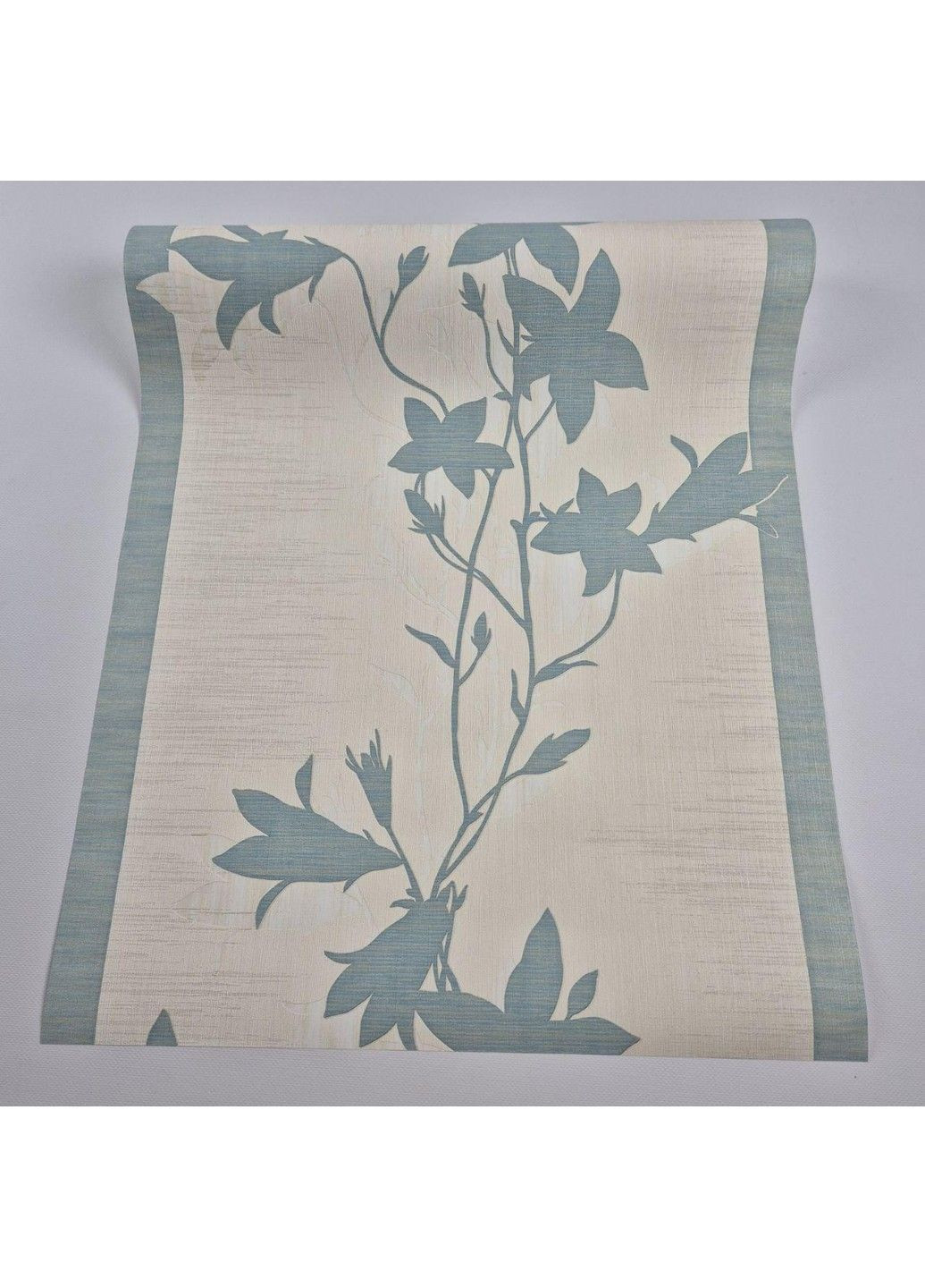 Шпалери вінілові на флізеліні 0.53 × 10.05 м 54251, бірюзово-молочні — для спальні, вітальні, кухні MARBURG (368895632)