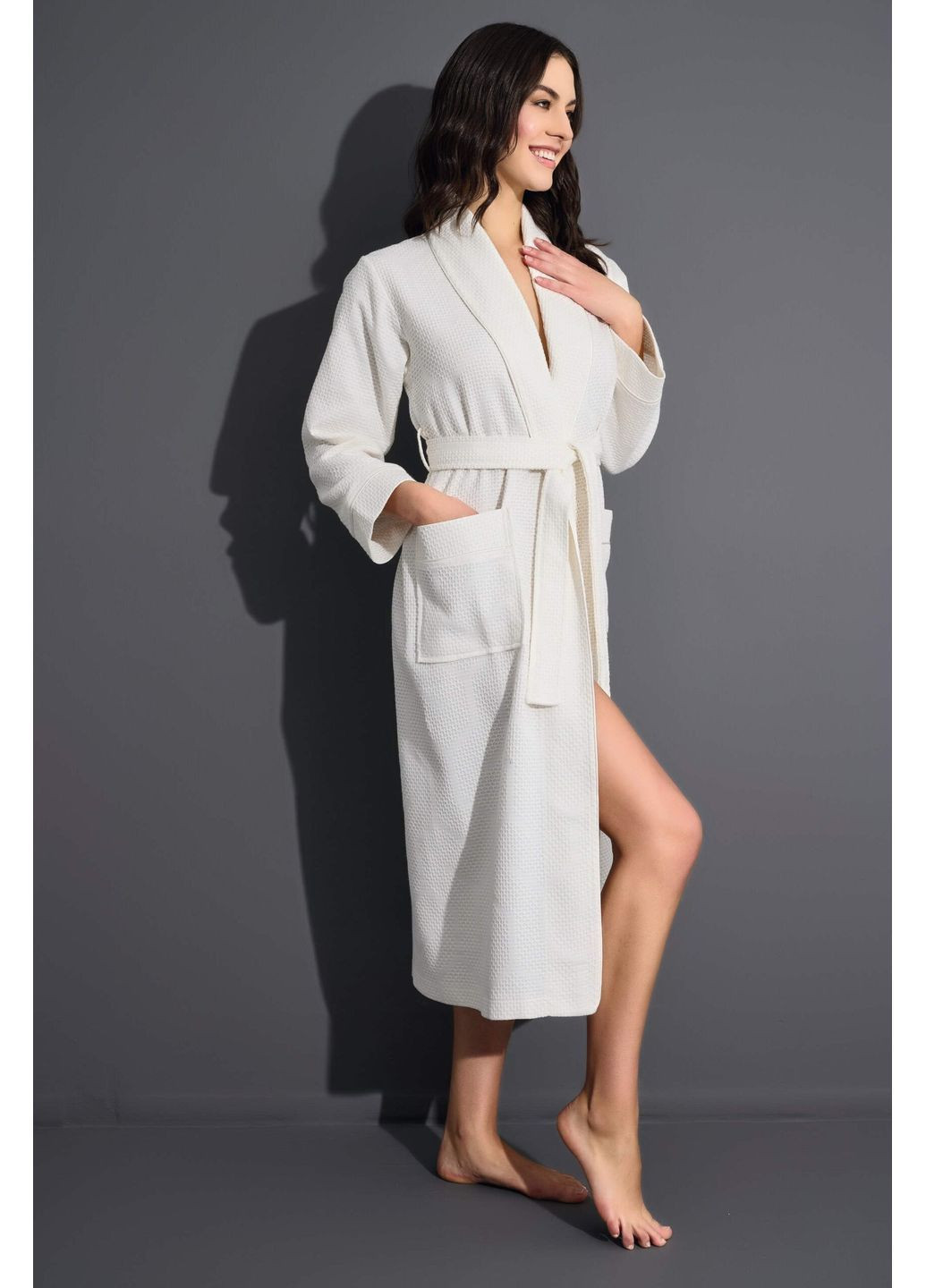 Жіночий вафельний халат Nusa (364100401)