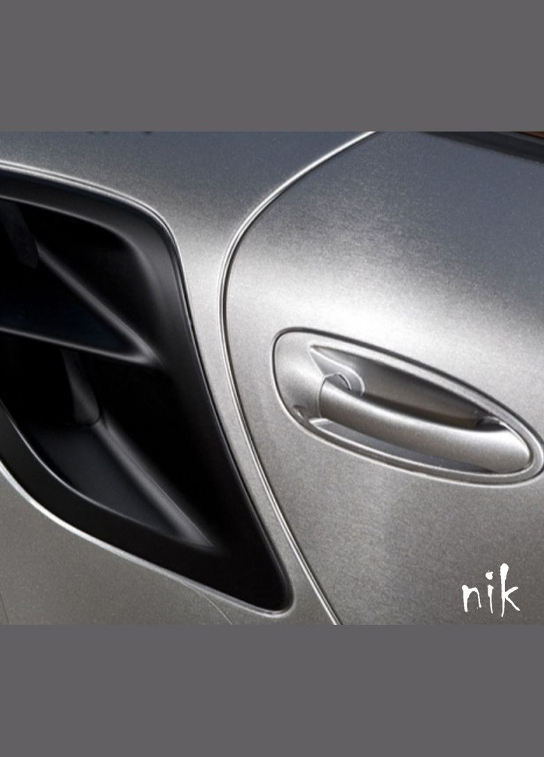 152*100 Пленка с микроканалами Шлифованный алюминий тонировка авто тюнинг Серебряный A+ (323635561)