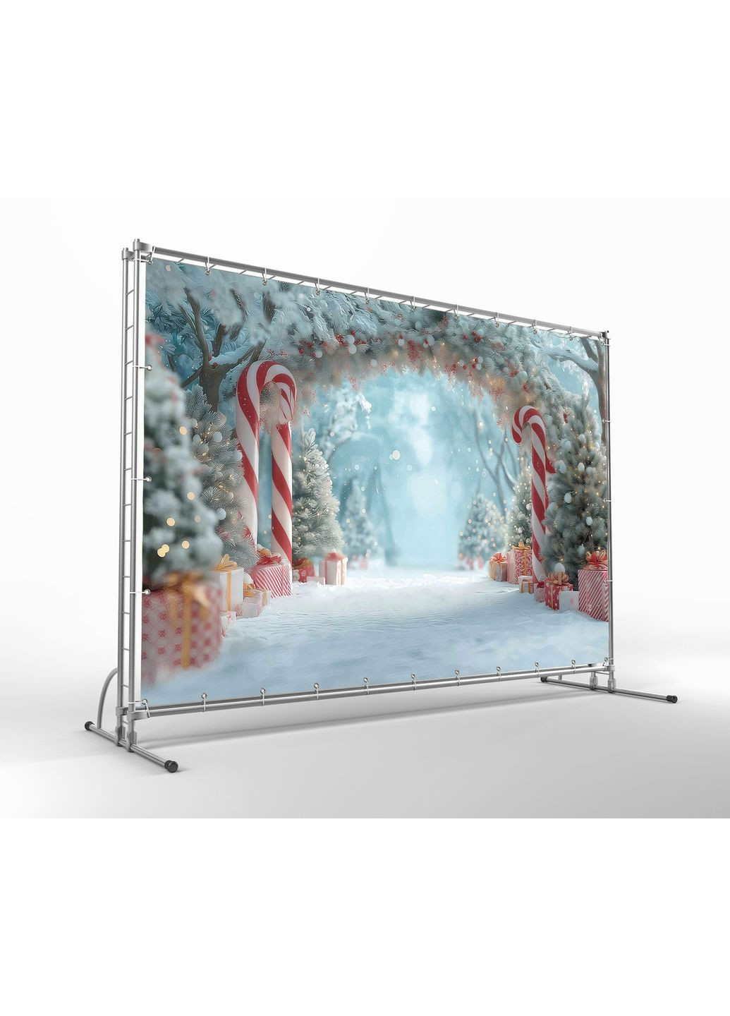 Фотозона Конфетка арка в розово-голубом стиле – №46589 Vinylpex (369930222)