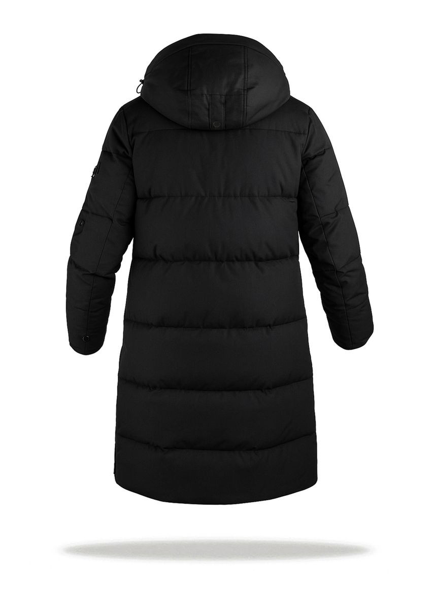 Комбінована демісезонна парка nf 71062 чорна Freever