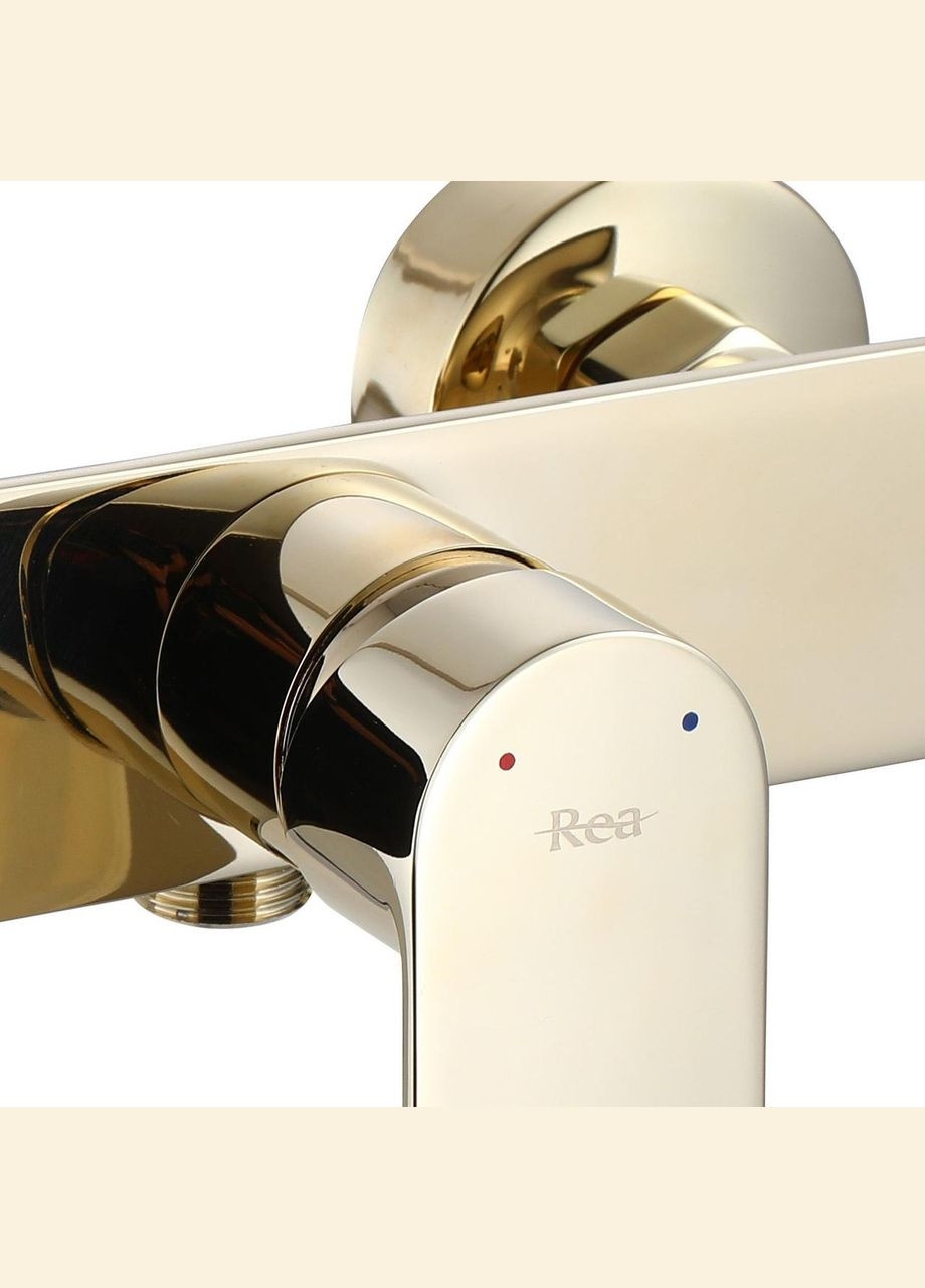 Змішувач для ванни та душу URBAN GOLD настінний без виливу * Rea (336939019)