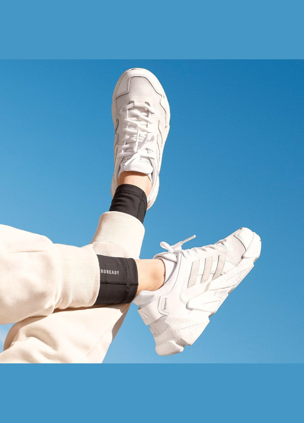 Белые летние кроссовки adidas by Karlie Kloss x9000