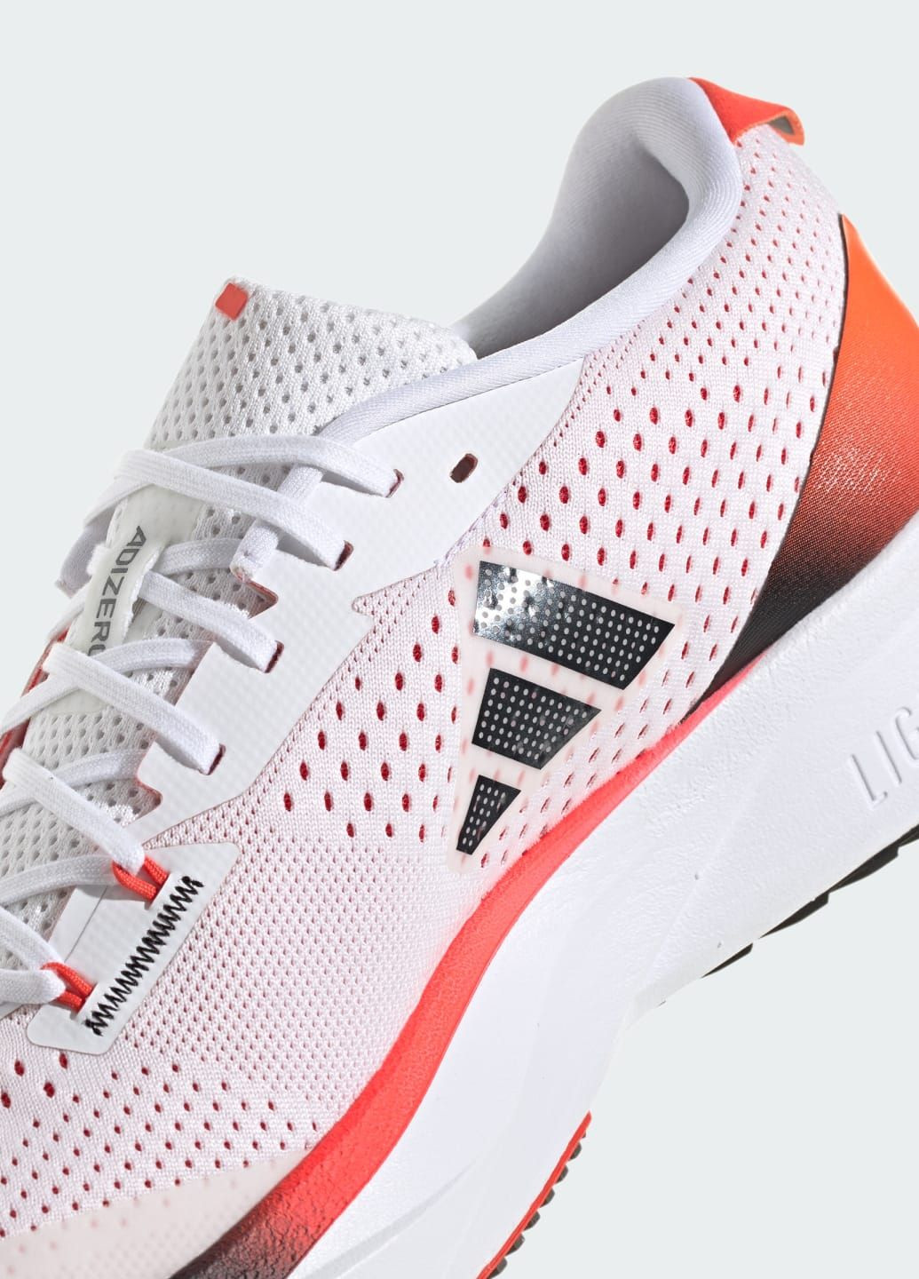 Белые летние кроссовки для бега adizero sl adidas