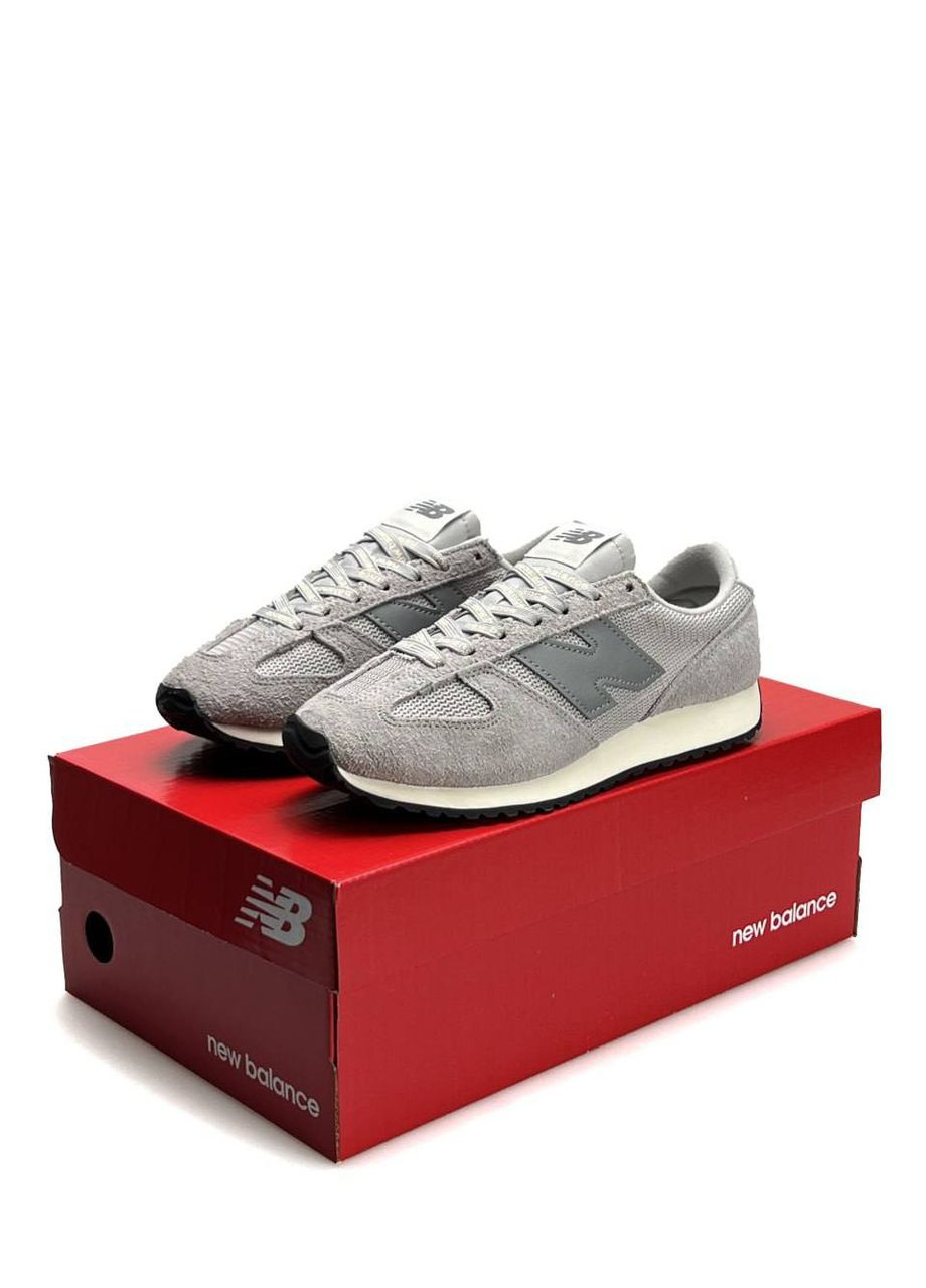 Кроссовки женские New Balance Light Grey White No Brand 471 светло-серые демисезоны (341676937)