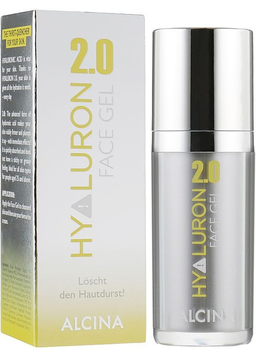 Зволожувальний гель для обличчя Hyaluron 2.0 Face Gel 30ml (678003-16559) Alcina (368647894)