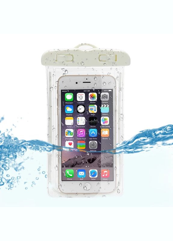 Універсальний водонепроникний чохол для телефону та документів waterproof case EL-1295 Білий Sofia (267959499)