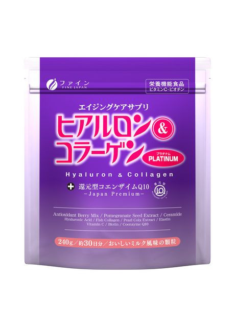 Колаген + гіалуронова кислота та коензим Q10 з ягідними екстрактами Platinum Fine Japan (370757061)