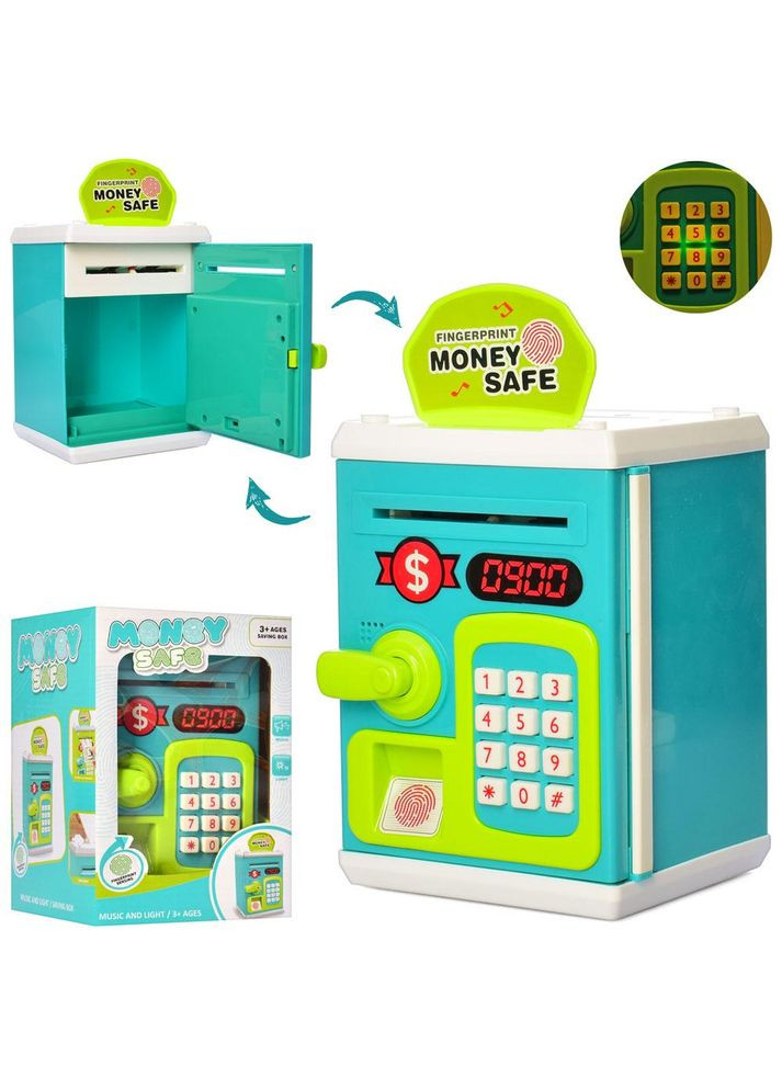 Скарбничка музична сейф, відбиток пальця, що затягує купюри M 6161 Metr+ (336330703)