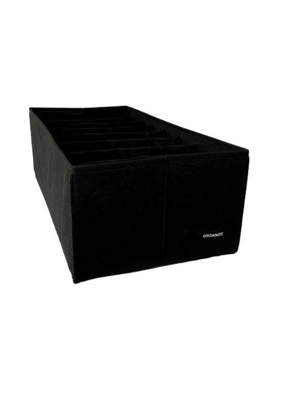 Ящик для зберігання на вісім відділень 50х25х16 см HY-50-black ( ) Organize (344475627)