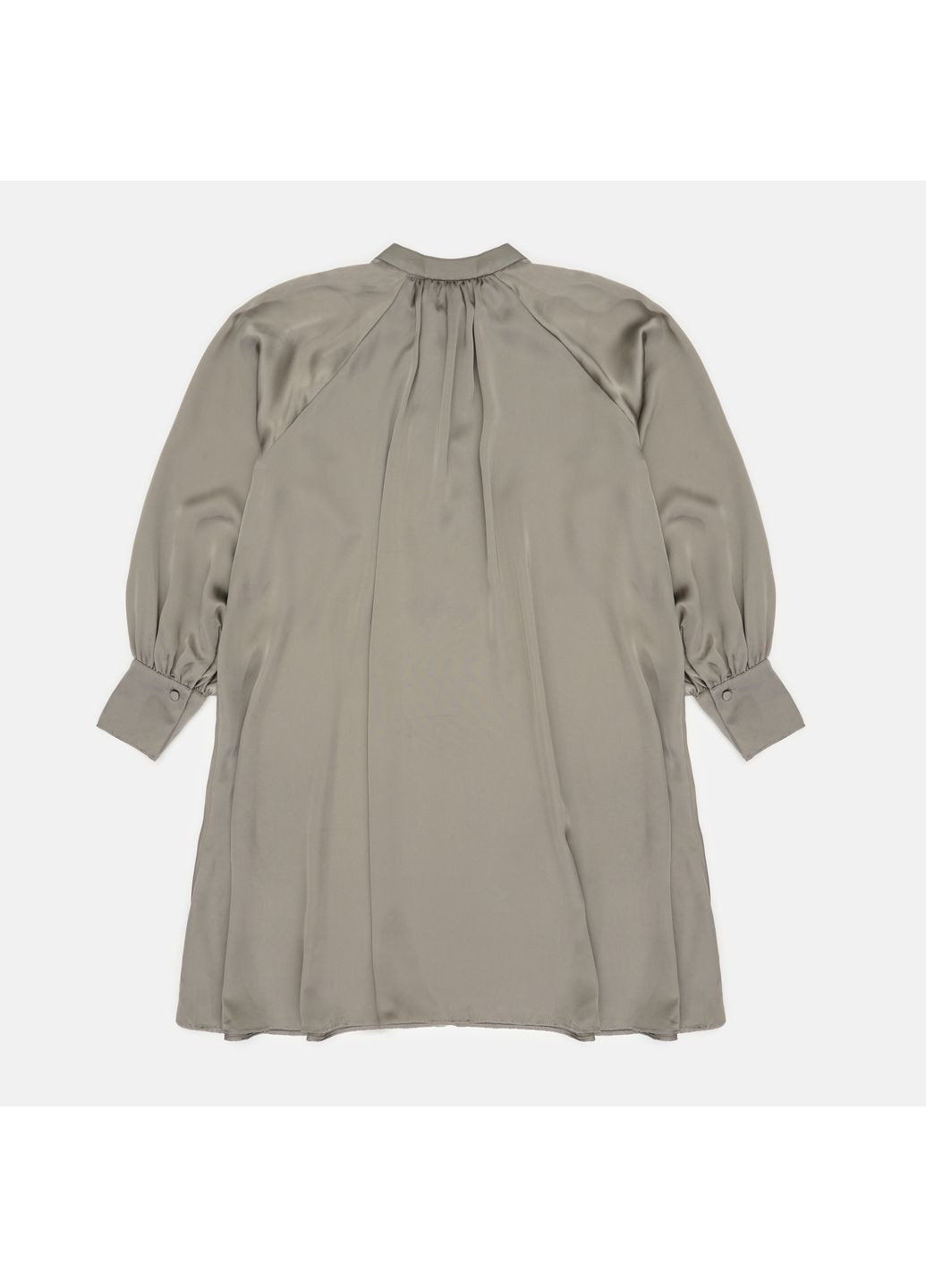 Серое кэжуал платье H&M однотонное