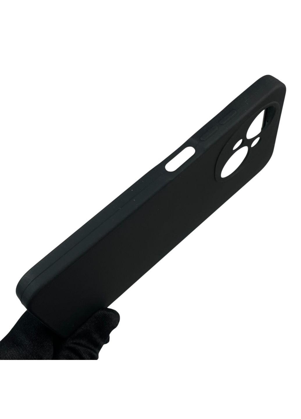 Чехол для Spark Go 2025 (KL4) силиконовый с микрофиброй нескользящий на техно спарк го 2025 черный Tecno (366387922)