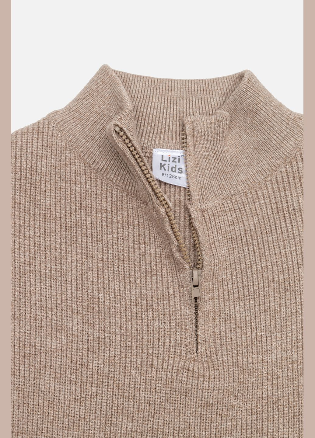 Бежевый зимний свитер для мальчика цвет бежевый cb-00220738 Lizi Kids