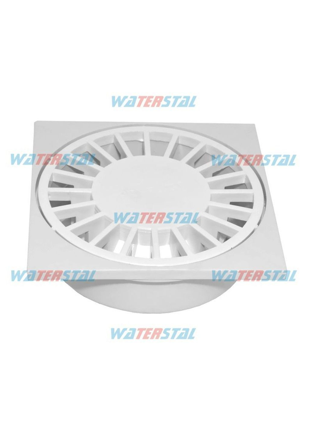 Трап 100*100 мм, нижний отвод Ø50, пластиковый ″ (YS 400) Waterstal (335425829)