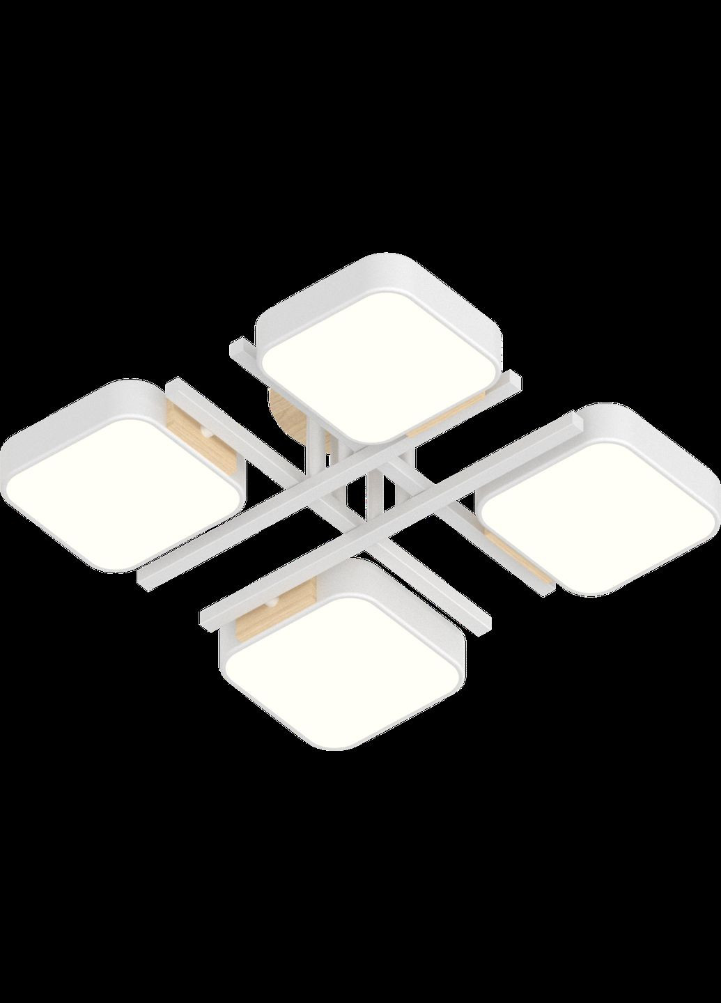 Люстра IS XI3358-4 белый + дерево Valeso (353746979)