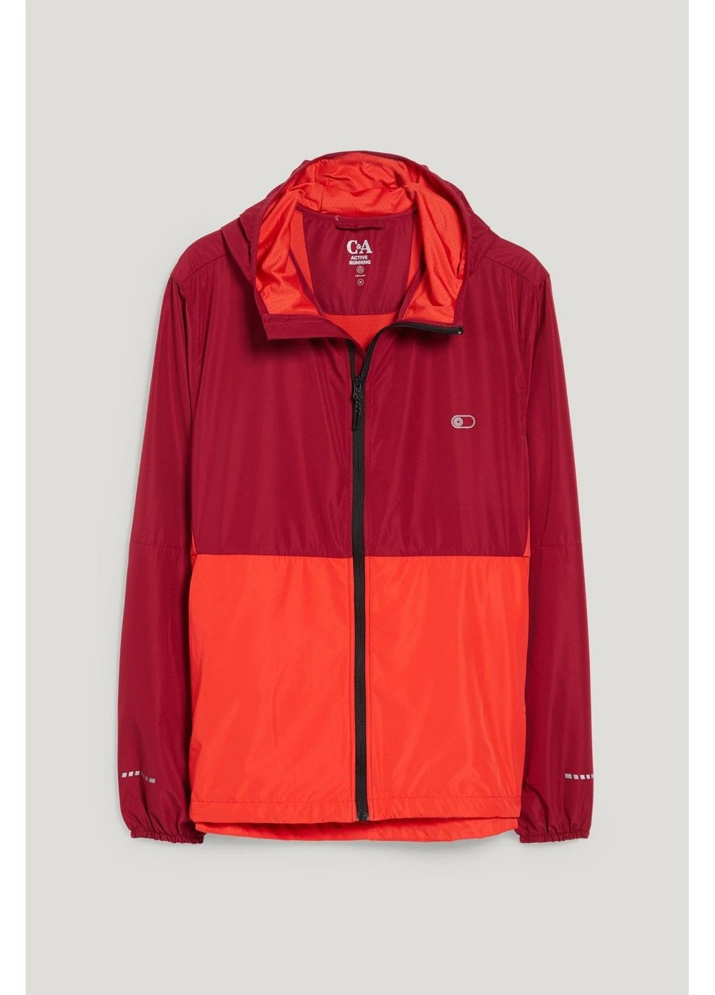 Бордовая демисезонная куртка спорт C&A