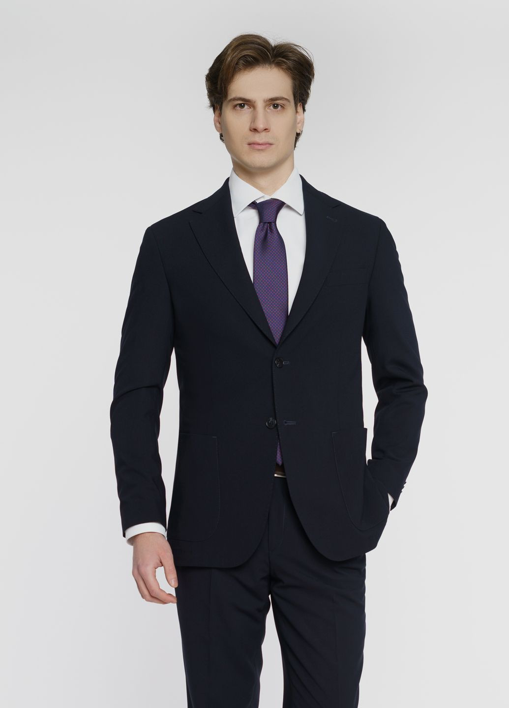 Синий демисезонный костюм мужской синий Arber NAPOLI/MARCO