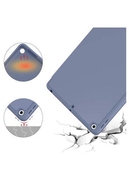 Чохол до планшета Tri Fold Soft TPU Silicone Apple iPad Air 4 10.9 2020/2021 Purple (706873) BeCover Tri Fold Soft TPU Silicone Apple iPad Air 4 10.9 2 (366690919)