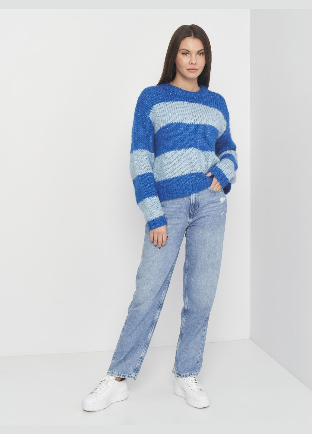 Синій джемпер зима,синій-блакитний, Devier