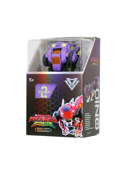 Трансформер Динозавр - Пурпурный Раптор-бот (EU580840-2) DINOSTER Динозавр - Пурпуровий Раптор-бот (366481727)