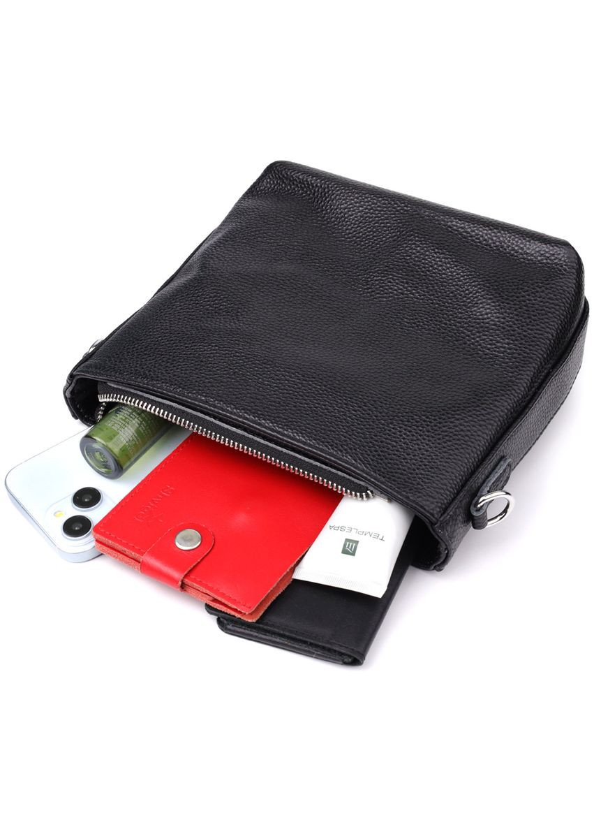 Удобная женская сумка на плечо из качественной натуральной кожи 22914 Vintage (349442763)