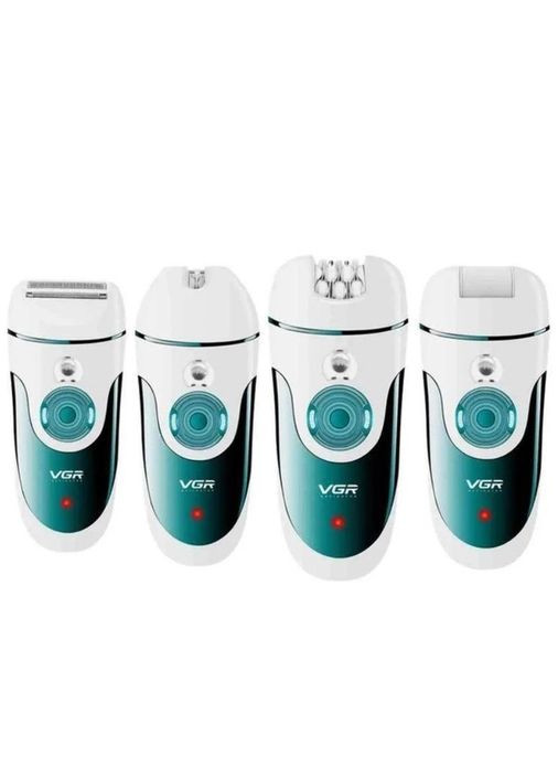 Эпилятор V-700 Женский беспроводной с подсветкой для ног и зоны бикини, пемза, электробритва для ног VGR (364664270)