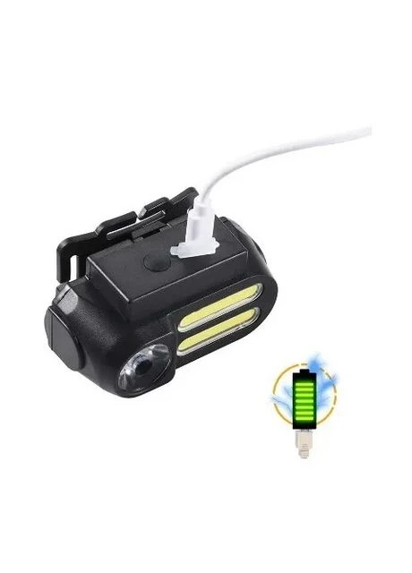 Яркий и мощный аккумуляторный налобный LED фонарь NF611-HT832 на голову для рыбалки 18650 No Brand (317169988)