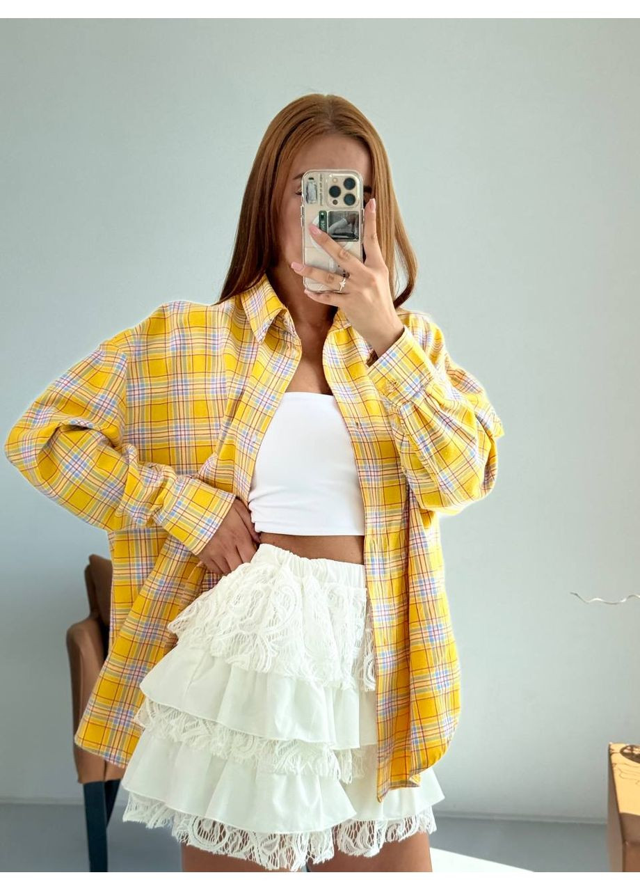 Желтая рубашка Luna