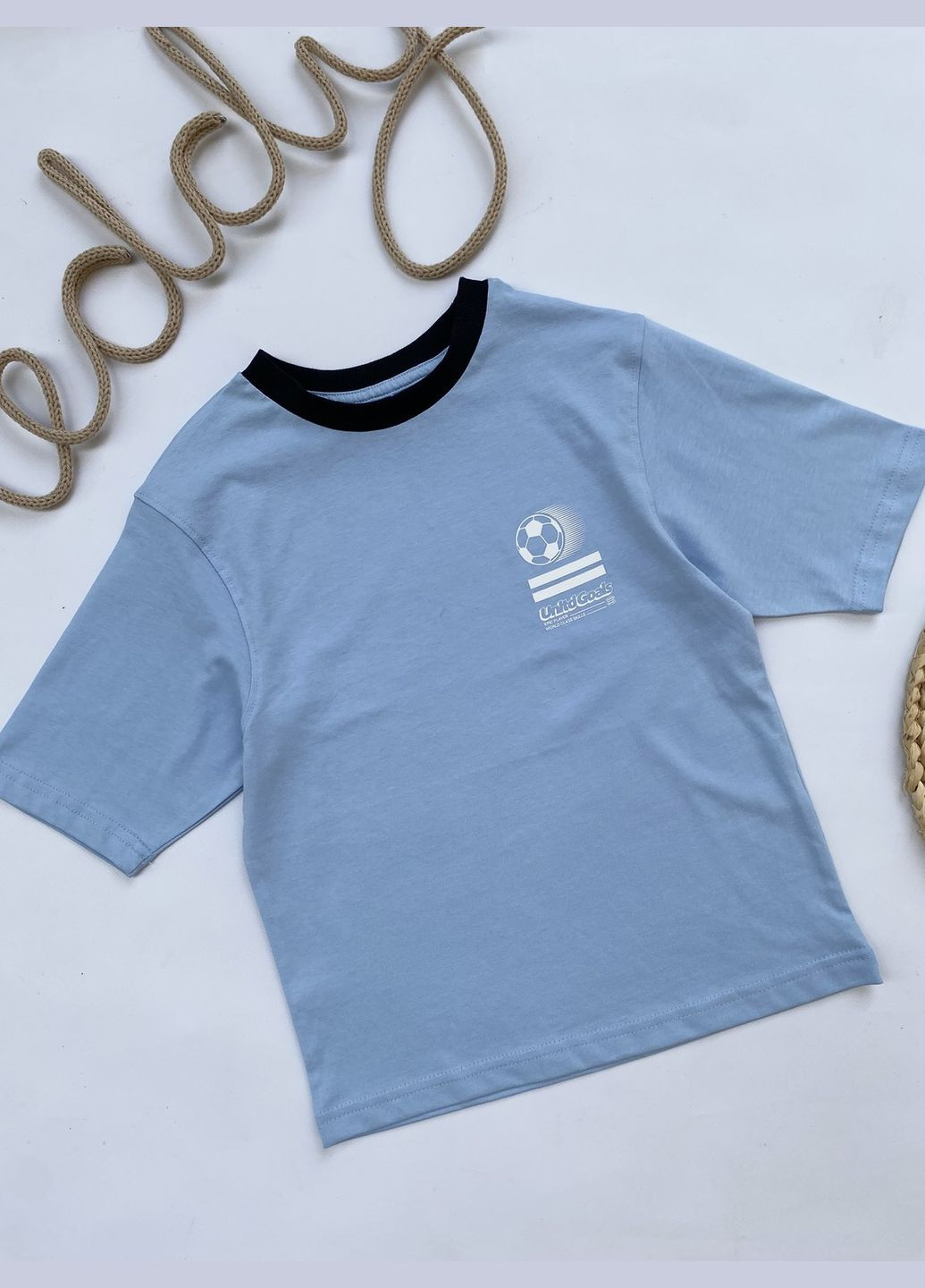 Блакитна футболка для хлопчика George