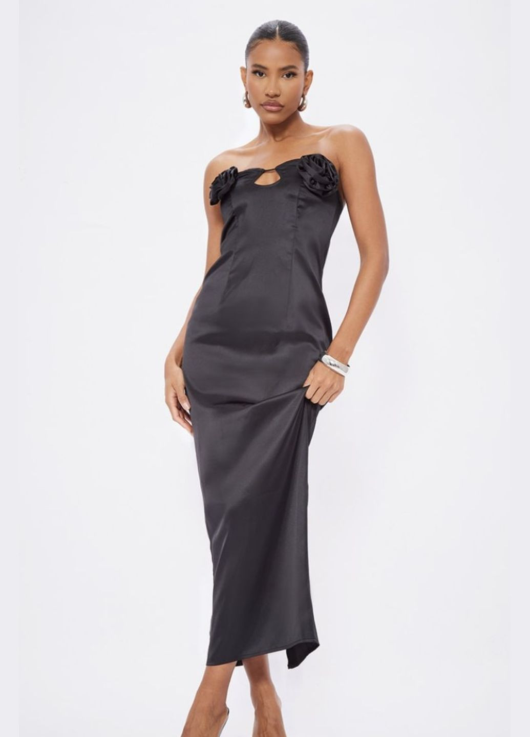 Чорна сукня PrettyLittleThing