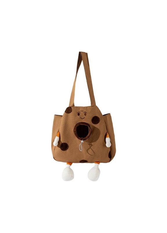 Сумка-переноска для кішок і собак 2404SXMJ3153 Сookies Brown M 1 шт. Lesko (356500288)