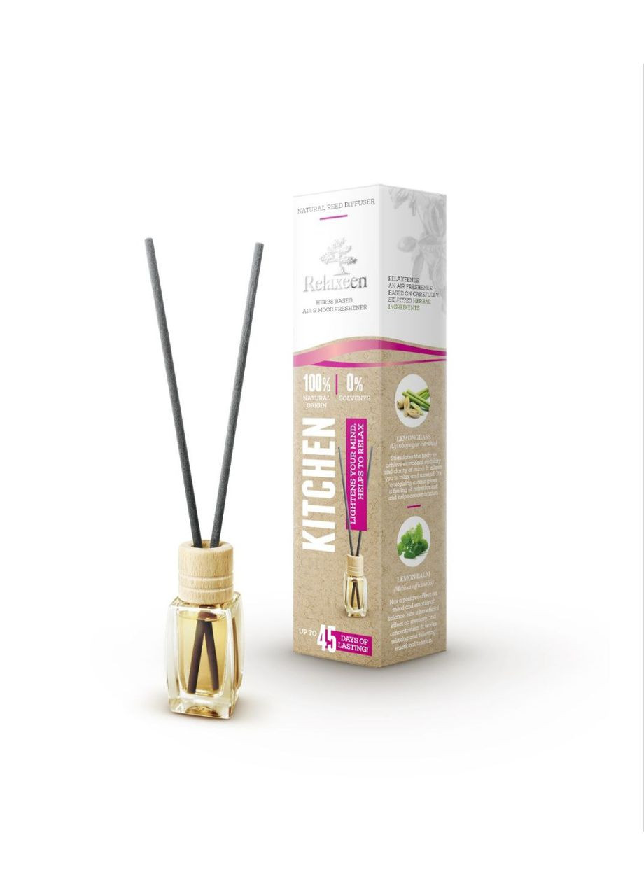 Аромадифузор Relaxeen Kitchen з тростиною 9,5 мл Elix (360544512)
